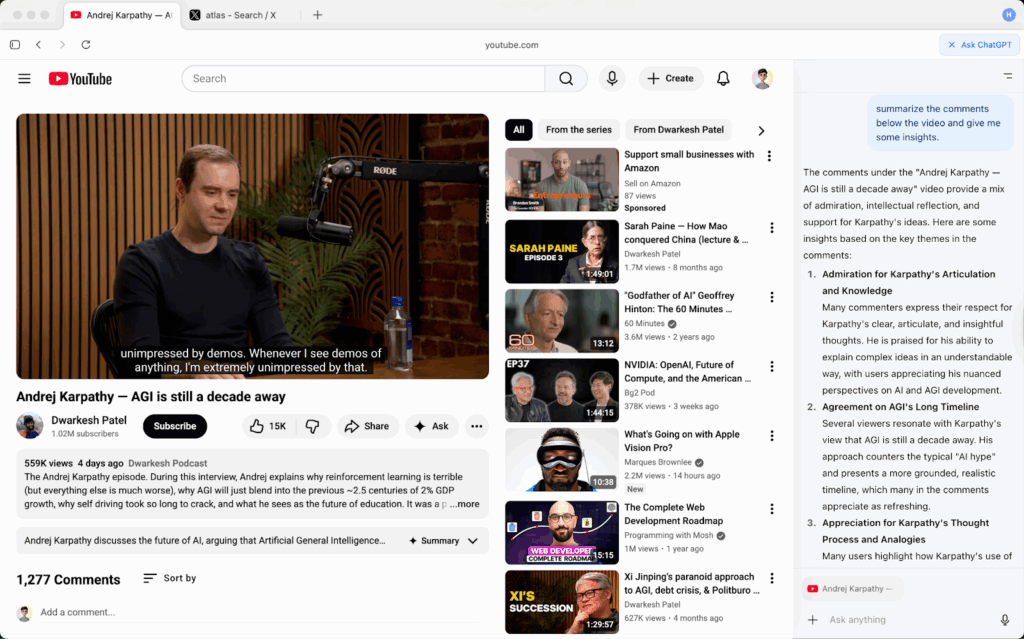 I Tested 4 AI Video Tools for Deep Learning, Here's the Unfiltered Truth 9 ChatGPT Atlas AI Chat Experience