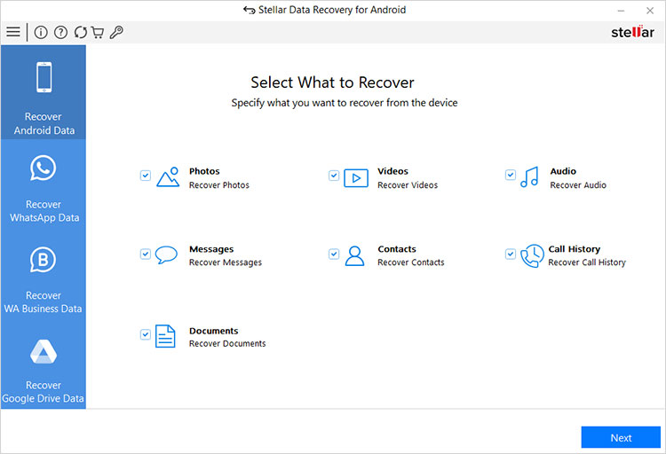 How to Recover Deleted Contacts on Android? (With or Without Backups) 4 Stellar Data Recovery for Android