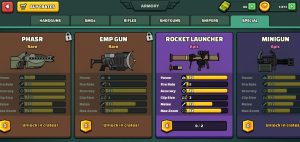 Mini Militia Special Weapons