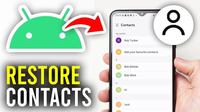How to Recover Deleted Contacts on Android? (With or Without Backups) 1 Restore Contacts