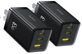 Amazon Drops This 2-Pack 65W Charger Block to Nearly Free and It Charges 3 Devices at Once